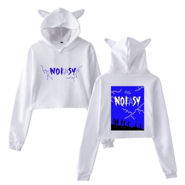 Stray Kids No Easy Cropped Hoodie #1 - Image 4