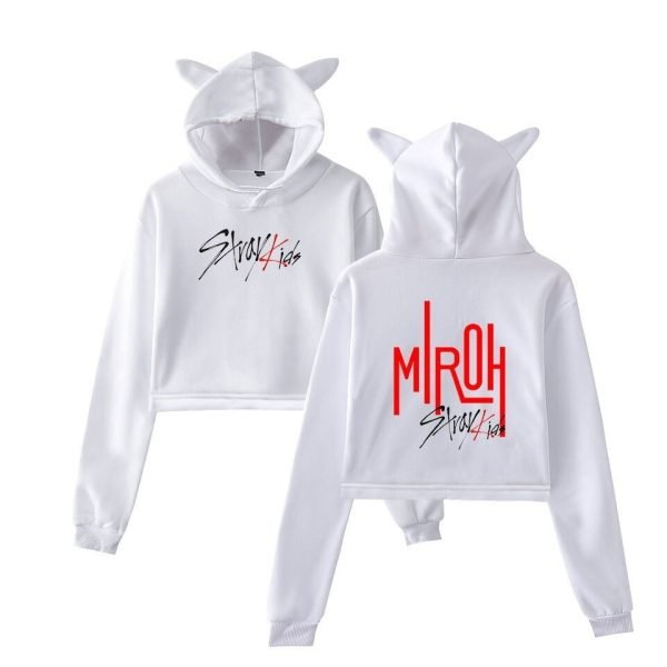 Stray Kids Cropped Hoodie #2 - Image 5