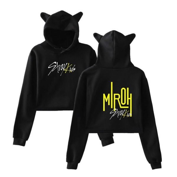 Stray Kids Cropped Hoodie #2 - Image 4