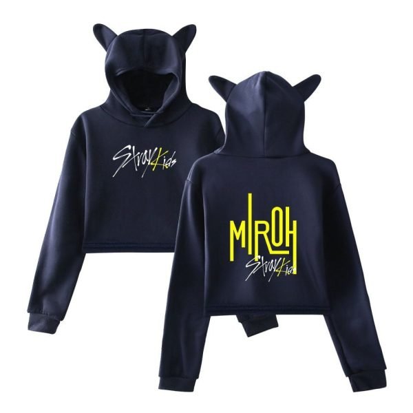 Stray Kids Cropped Hoodie #2 - Image 2