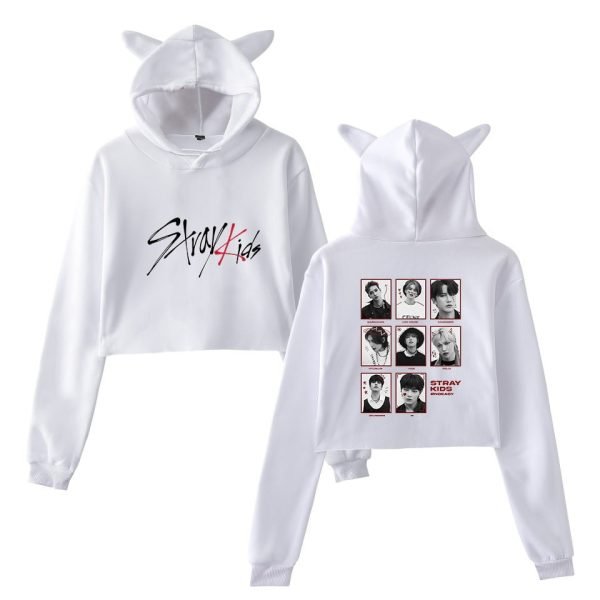 Stray Kids No Easy Cropped Hoodie #3 - Image 5