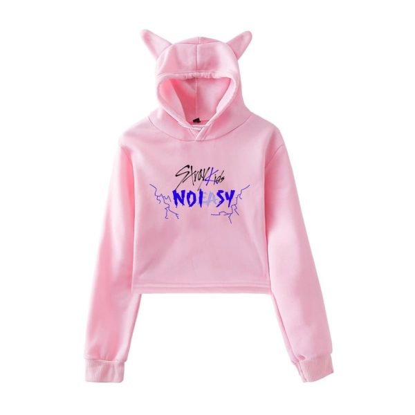 Stray Kids No Easy Cropped Hoodie #4 - Image 4