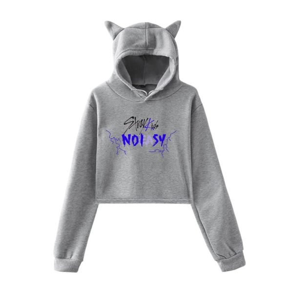 Stray Kids No Easy Cropped Hoodie #4 - Image 3