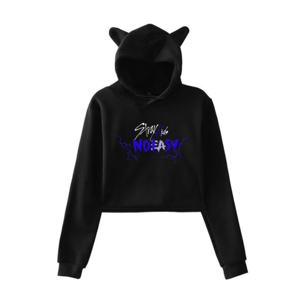 Stray Kids No Easy Cropped Hoodie #4 - Image 2