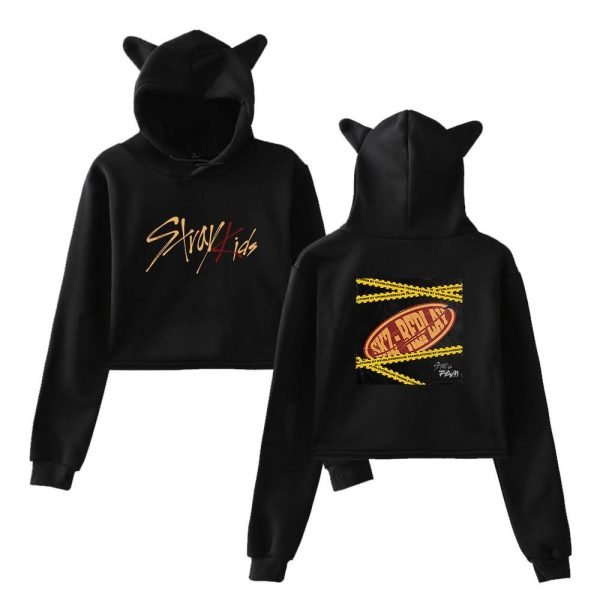 Stray Kids Cropped Hoodie #14