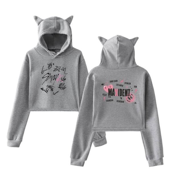 Stray Kids Maxident Cropped Hoodie #1 - Image 4