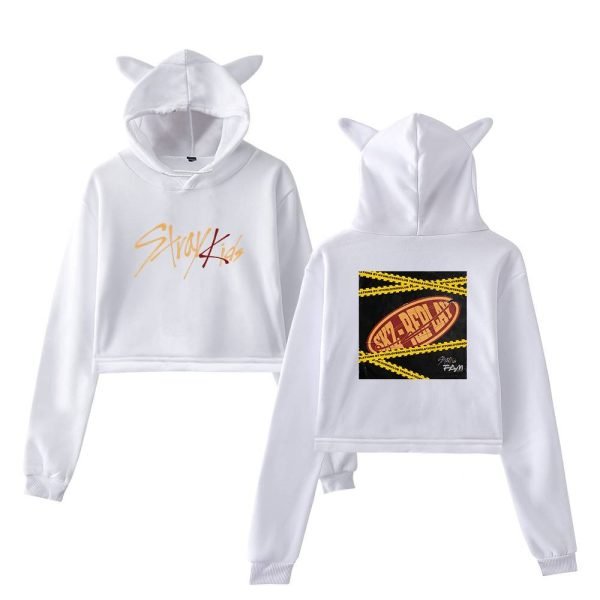 Stray Kids Cropped Hoodie #14 - Image 2