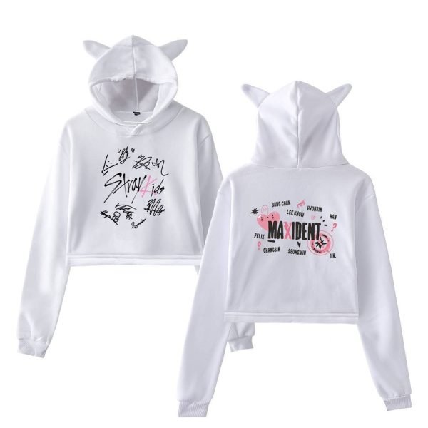 Stray Kids Maxident Cropped Hoodie #1 - Image 2