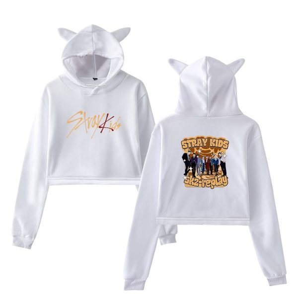 Stray Kids Cropped Hoodie #15