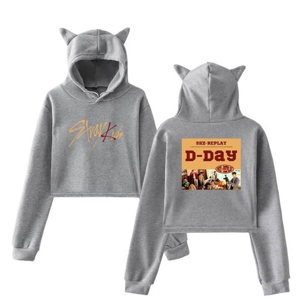 Stray Kids Cropped Hoodie #16 - Image 4