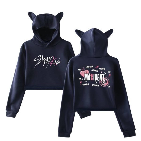 Stray Kids Maxident Cropped Hoodie #5 - Image 3