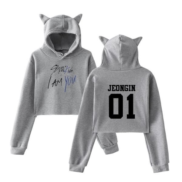 Stray Kids Cropped Hoodie #1 - Image 15