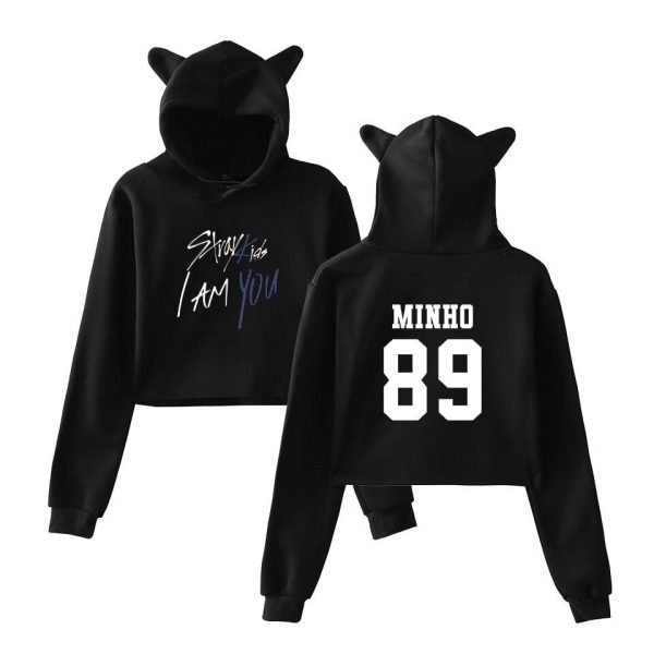 Stray Kids Cropped Hoodie #1 - Image 27