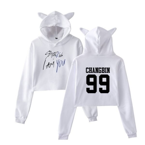 Stray Kids Cropped Hoodie #1 - Image 5