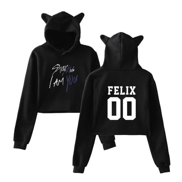 Stray Kids Cropped Hoodie #1 - Image 26