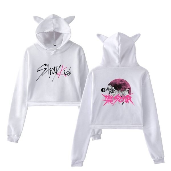 Stray Kids Cropped Hoodie #23 - Image 3