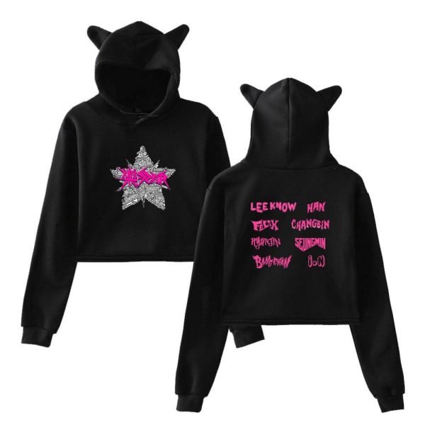 Stray Kids Cropped Hoodie #22 - Image 2