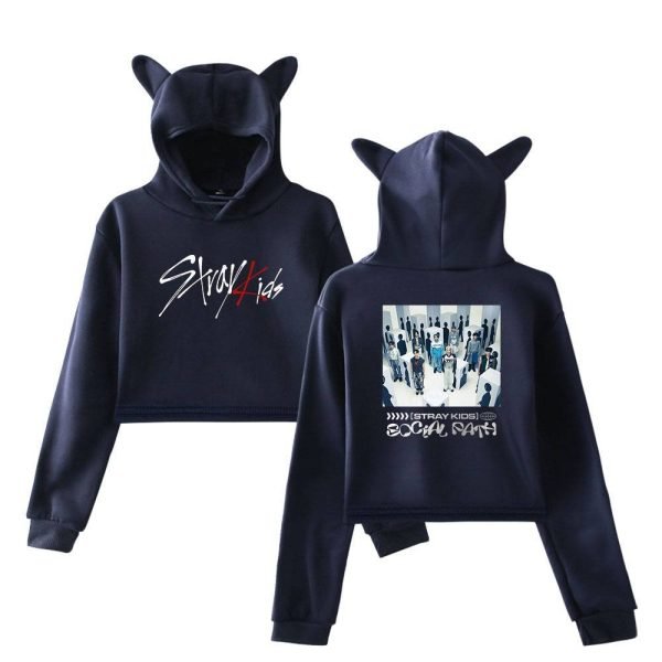 Stray Kids Cropped Hoodie #19 - Image 3