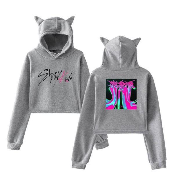 Stray Kids Cropped Hoodie #21 - Image 4