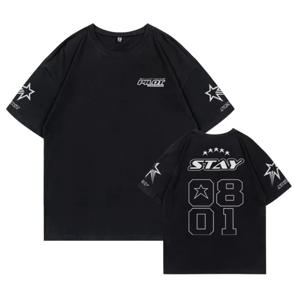 Stray Kids Pilot T-Shirt + Socks - Image 3