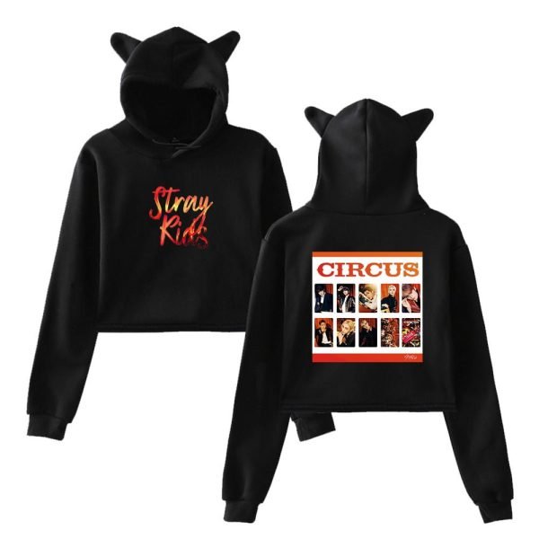 Stray Kids Circus Cropped Hoodie #1 + Socks