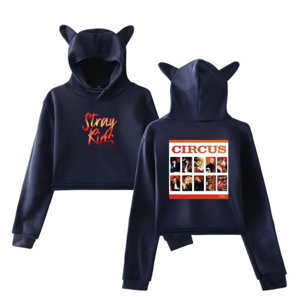 Stray Kids Circus Cropped Hoodie #1 + Socks - Image 3