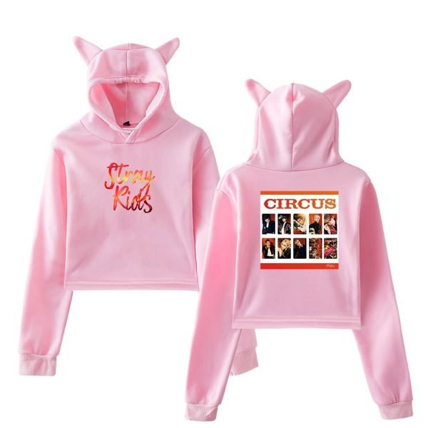 Stray Kids Circus Cropped Hoodie #1 + Socks - Image 5