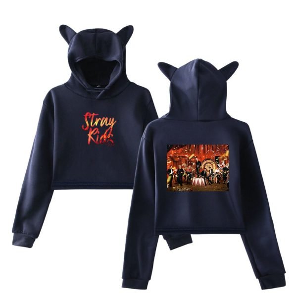 Stray Kids Circus Cropped Hoodie #2 - Image 3