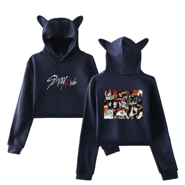 Stray Kids Circus Cropped Hoodie #3 - Image 3