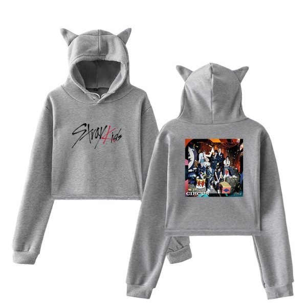 Stray Kids Circus Cropped Hoodie #4 - Image 5