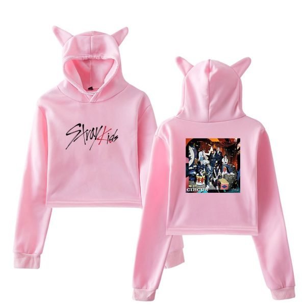 Stray Kids Circus Cropped Hoodie #4 - Image 4