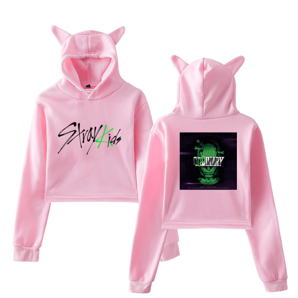 Stray Kids Cropped Hoodie #13 - Image 4