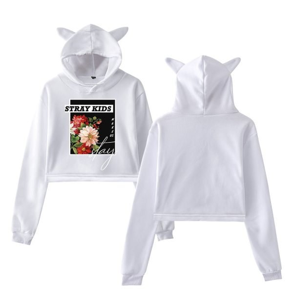 Stray Kids Cropped Hoodie #6 - Image 4