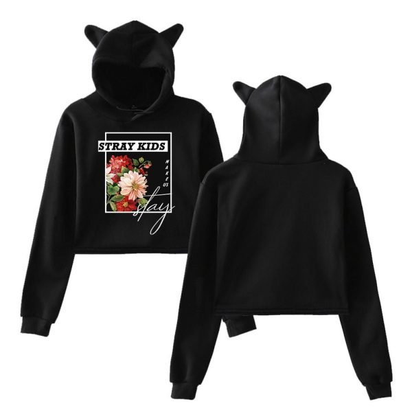 Stray Kids Cropped Hoodie #6 - Image 3