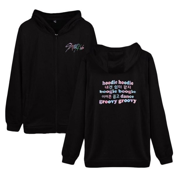 Stray Kids Zipper Hoodie #4 - Image 3