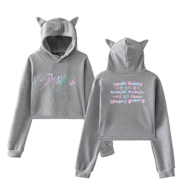 Stray Kids Cropped Hoodie #7 + Socks - Image 3