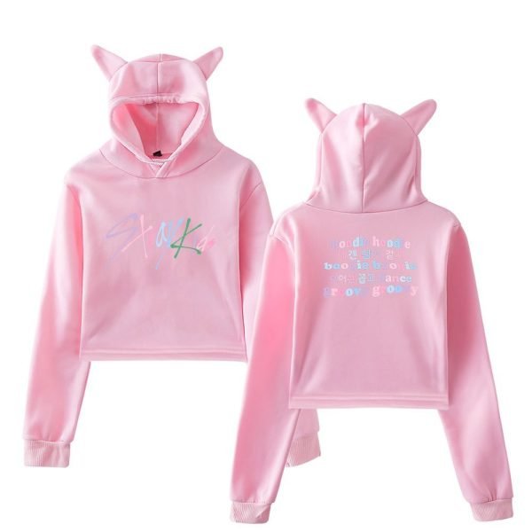 Stray Kids Cropped Hoodie #7 + Socks - Image 4