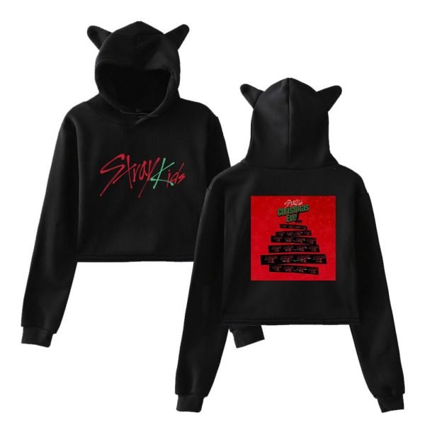 Stray Kids Cropped Hoodie #9 - Image 4