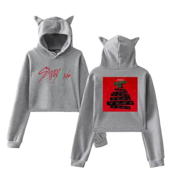 Stray Kids Cropped Hoodie #9 - Image 2