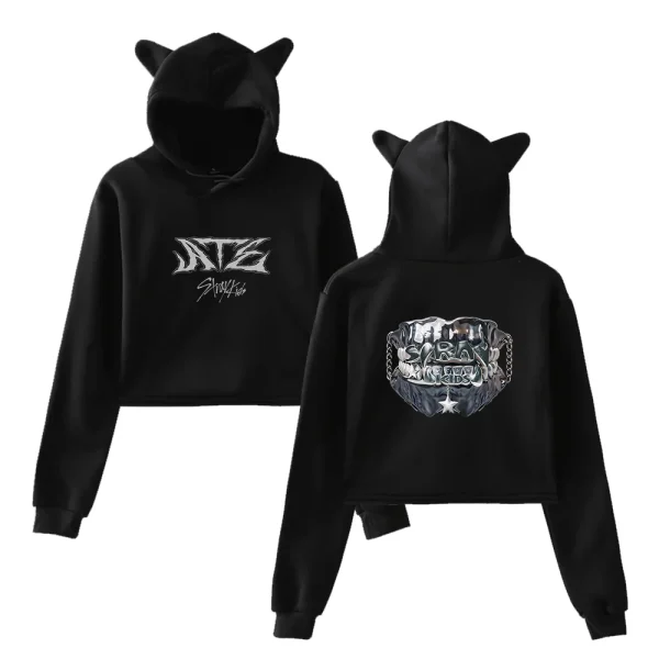 Stray Kids Ate Cropped Hoodie #1 - Image 2