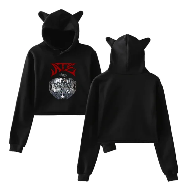 Stray Kids Ate Cropped Hoodie #4 - Image 2