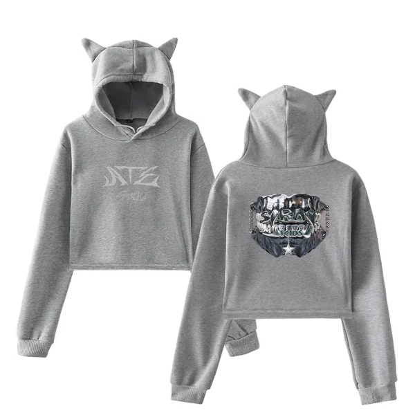 Stray Kids Ate Cropped Hoodie #1 - Image 3