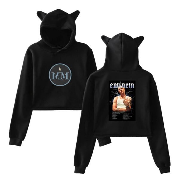 Eminem Cropped Hoodie #6 - Image 2