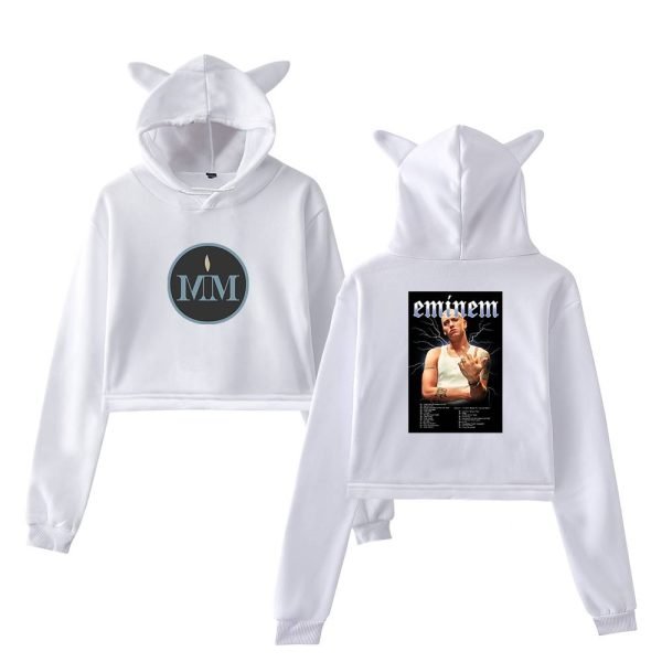 Eminem Cropped Hoodie #6