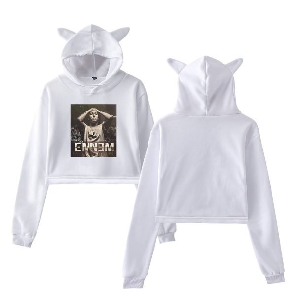 Eminem Cropped Hoodie #7 - Image 3