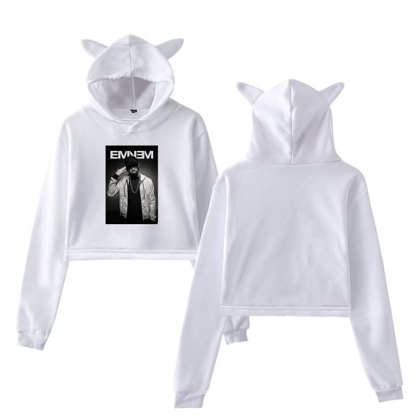 Eminem Cropped Hoodie #8 - Image 3