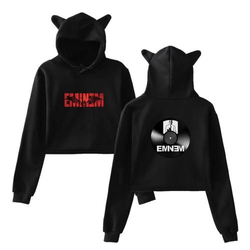 Eminem Cropped Hoodie #9