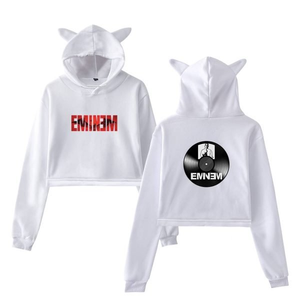 Eminem Cropped Hoodie #9 - Image 2