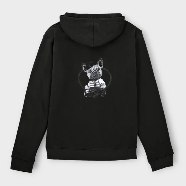 French Bulldog Hoodie #400 - Image 3