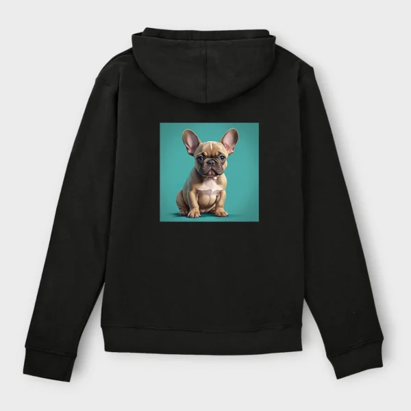 French Bulldog Hoodie #515 - Image 3